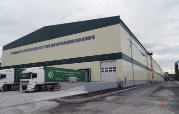 Building of a warehouse complex with a site of preparation of raw materials for PJSC "Kiev paperboard plant" Obukhov, Kiev region